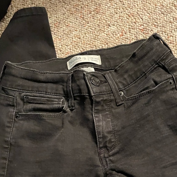 Mudd Charcoal Low Rise Skinny Jeans - Picture 1 of 2